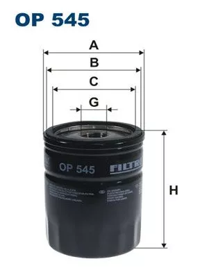 Oil Filter FILTRON OP 545)