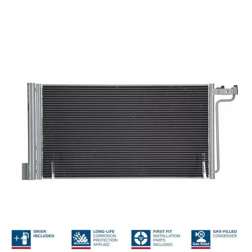 Condenser, air conditioning NISSENS 940181)