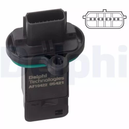 Luchtmassastroomsensor DELPHI AF10422-12B1)