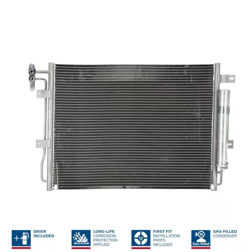 Condenser, air conditioning NISSENS 940406)