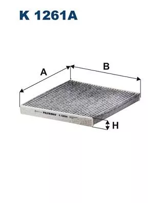 Filter, cabin air FILTRON K 1261A)