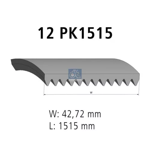 V-vormige riem DT Spare Parts 4.80391)