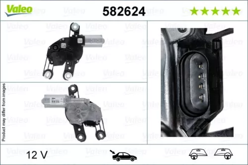 Ruitenwissermotor VALEO 582624)