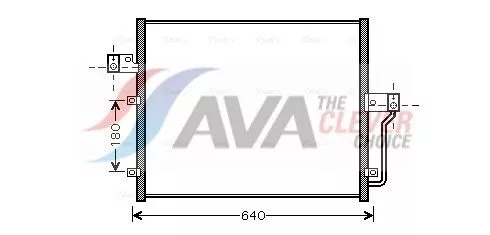 Condenser, air conditioning AVA QUALITY COOLING DW5082)