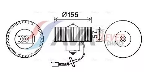Binnenventilator AVA QUALITY COOLING FD8568)