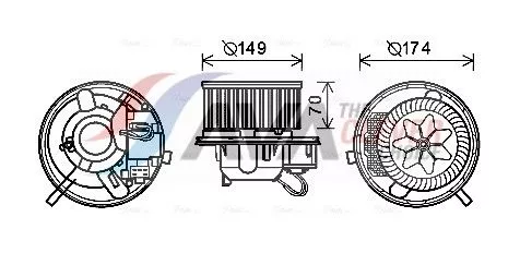 Binnenventilator AVA QUALITY COOLING VN8339)