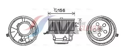 Binnenventilator AVA QUALITY COOLING RT8581)