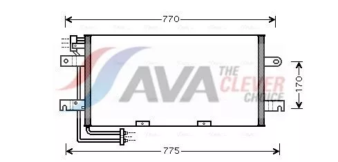 Condenser, air conditioning AVA QUALITY COOLING VN5195)