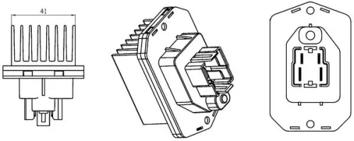 Regulator, interior blower MAHLE ABR 76 000S)