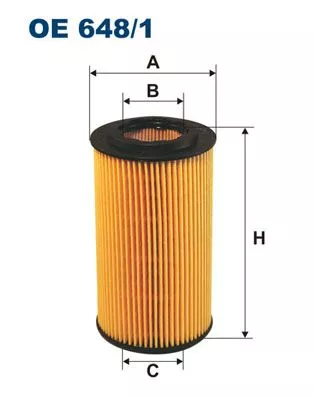 Oil Filter FILTRON OE 648/1)