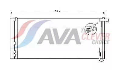 Condensor, airconditioning AVA QUALITY COOLING PR5083D)