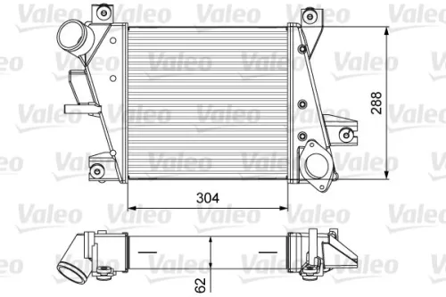 Charge Air Cooler VALEO 818360)