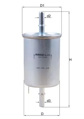 Fuel Filter KNECHT KL 470)