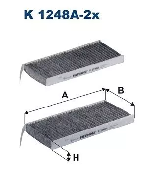 Filter, cabinelucht FILTRON K 1248A-2x)