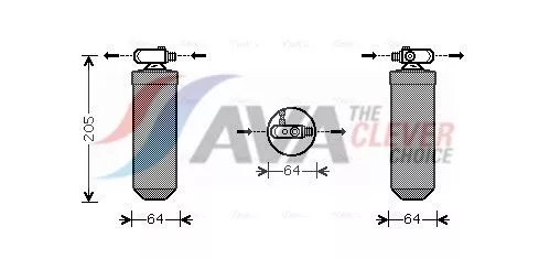 Dryer, air conditioning AVA QUALITY COOLING PED303)