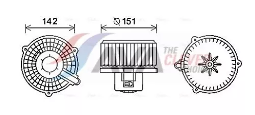 Binnenventilator AVA QUALITY COOLING HY8399)