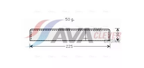 Dryer, air conditioning AVA QUALITY COOLING UVD125)