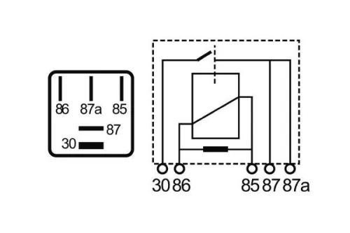 Relay, main current MAHLE MR 3)