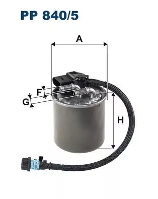 Fuel Filter FILTRON PP 840/5)
