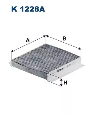 Filter, cabin air FILTRON K 1228A)