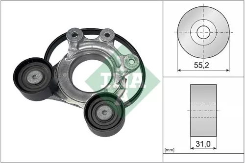 Riemspanner, V-geribbelde riem Schaeffler INA 534 0774 10)