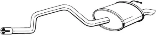 Achterdemper BOSAL 281-043)