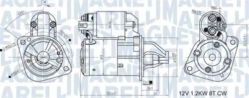 Starter MAGNETI MARELLI 063721465010)