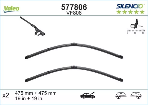 Ruitenwisser VALEO 577806)