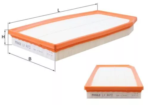 Luchtfilter KNECHT LX 4872)