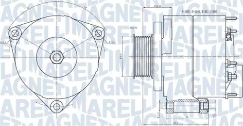 Alternator MAGNETI MARELLI 063731593010)