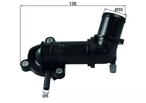 Thermostaat, koelvloeistof MAHLE TI 245 88)