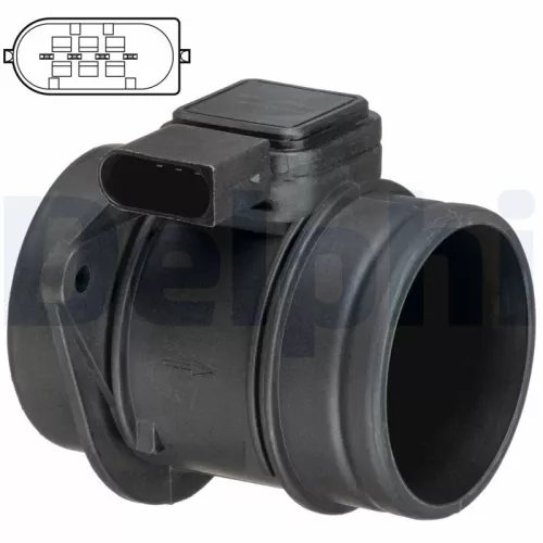 Luchtmassastroomsensor DELPHI AF10505-12B1)