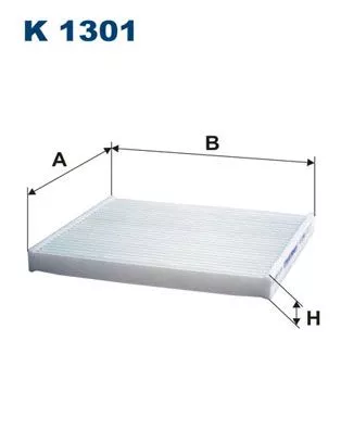 Filter, cabin air FILTRON K 1301)