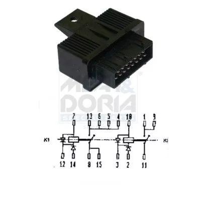 Relay, fuel pump MEAT & DORIA 73240107)