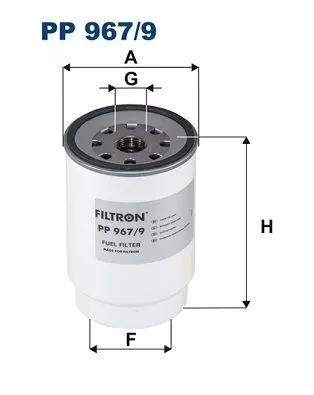 Fuel Filter FILTRON PP 967/9)