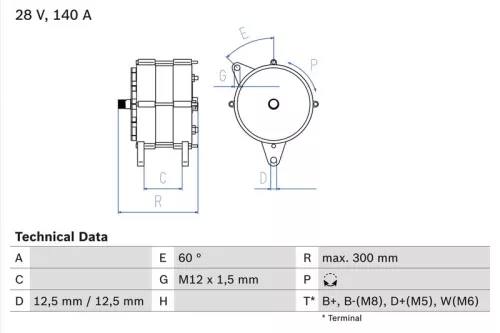 Dynamo BOSCH 0 986 045 990)