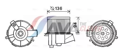 Binnenventilator AVA QUALITY COOLING PE8387)