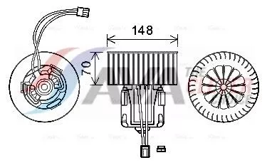 Binnenventilator AVA QUALITY COOLING BW8540)