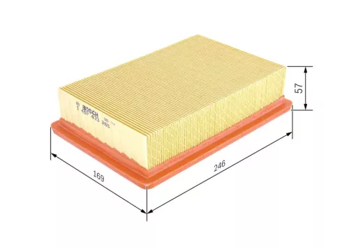 Air Filter BOSCH 1 457 433 265)