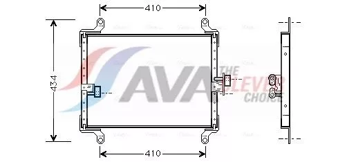 Condenser, air conditioning AVA QUALITY COOLING FT5206)
