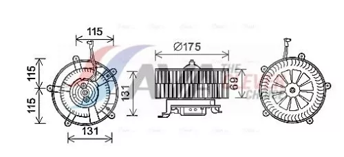 Binnenventilator AVA QUALITY COOLING BW8478)