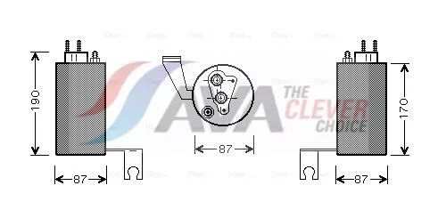 Wasdroger, airconditioning AVA QUALITY COOLING CRD084)