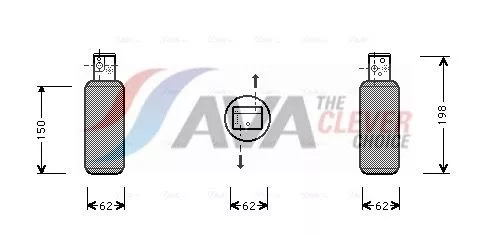 Dryer, air conditioning AVA QUALITY COOLING SBD044)