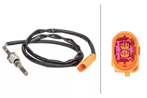 Sensor, uitlaatgastemperatuur HELLA 6PT 358 181-121)