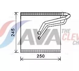 Verdamper, airconditioning AVA QUALITY COOLING VNV387)