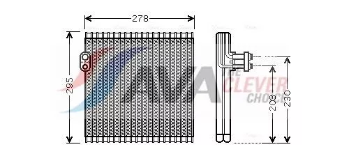 Verdamper, airconditioning AVA QUALITY COOLING TOV485)