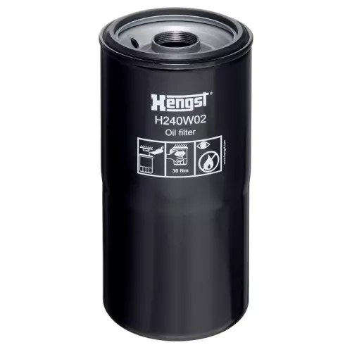 Oil Filter HENGST FILTER H240W02)