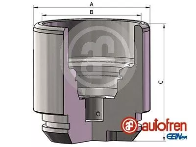 Piston, brake caliper AUTOFREN SEINSA D025691)