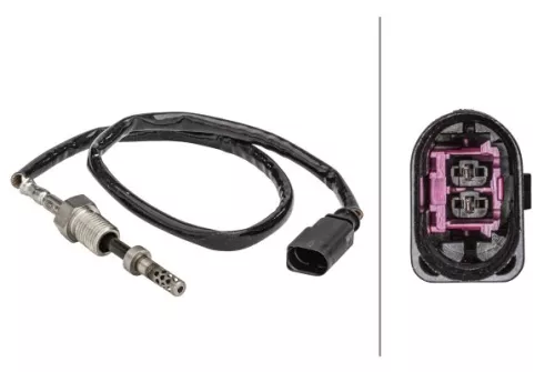 Sensor, uitlaatgastemperatuur HELLA 6PT 358 181-141)