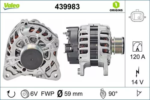 Alternator VALEO 439983)